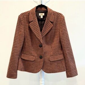 Shetland Houndstooth Blazer